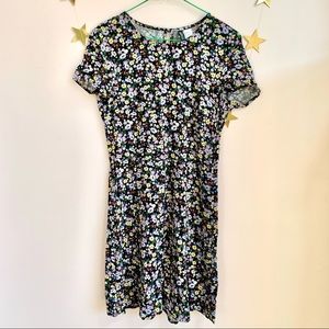 🌸 floral h&m cotton babydoll dress 🌸